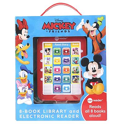 Pi Kids Disney Mickey And Friends: Me Reader 8-Book Library And Electronic Reader Sound Book Set - 1