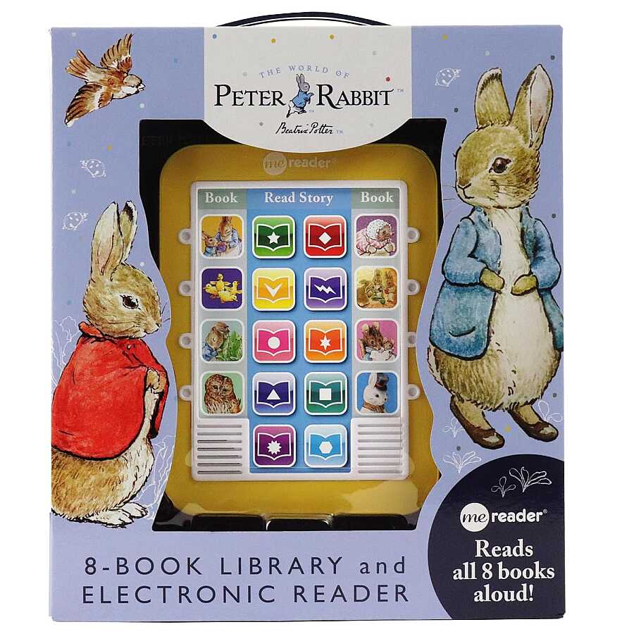 Pi Kids The World Of Peter Rabbit: Me Reader 8-Book Library And Electronic Reader Sound Book Set