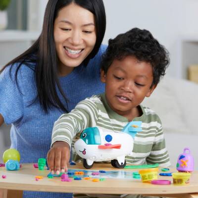 Play-Doh Eğlenceli Uçak Başlangıç Seti Has-F8804 - 6