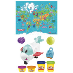 Play-Doh Eğlenceli Uçak Başlangıç Seti Has-F8804 - 5