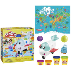 Play-Doh Eğlenceli Uçak Başlangıç Seti Has-F8804 - 1