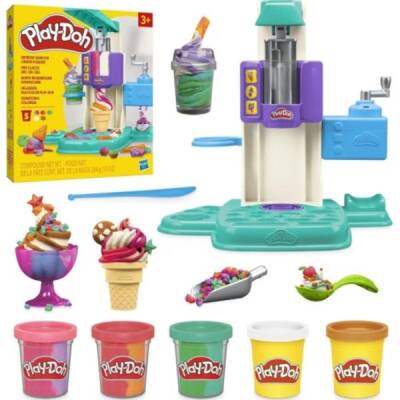 Play-Doh Gökkuşağı Dondurma Fabrikası G0028 - 5