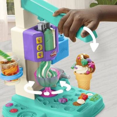 Play-Doh Gökkuşağı Dondurma Fabrikası G0028 - 3