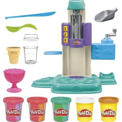 Play-Doh Gökkuşağı Dondurma Fabrikası G0028 - 4