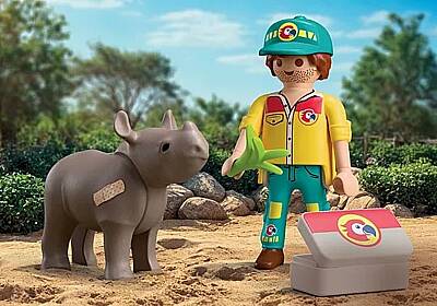 Playmobil Duopack Gergedanlı Korucu 72025 - 4