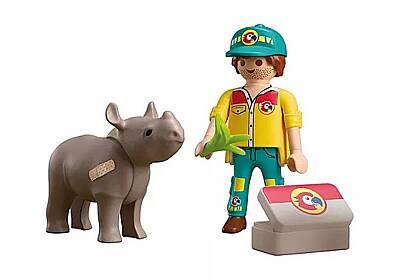 Playmobil Duopack Gergedanlı Korucu 72025 - 1