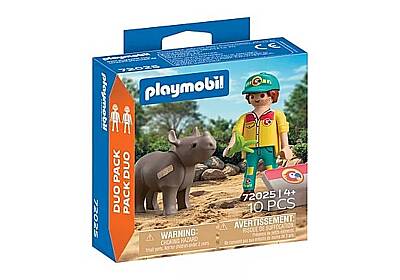 Playmobil Duopack Gergedanlı Korucu 72025 - 2