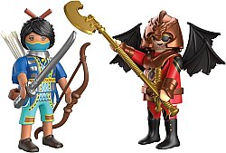 Playmobil Duopack Novelmore Vs. Burnham Raiders Du 71884 - Playmobil