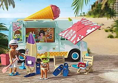Playmobil Ice Cream Truck With Surf Shop 71904 - 4
