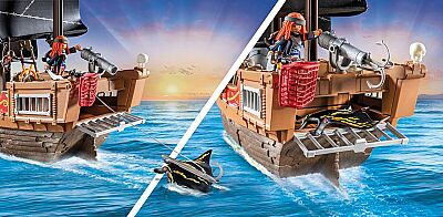 Playmobil Large Pirate Ship 71530 - 5