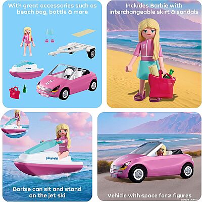 Playmobil x Barbie Convertible 72123 - 4