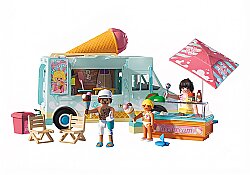Playmobil Sörf Dükkanı Olan Dondurma Kamyonu 71904 - 1