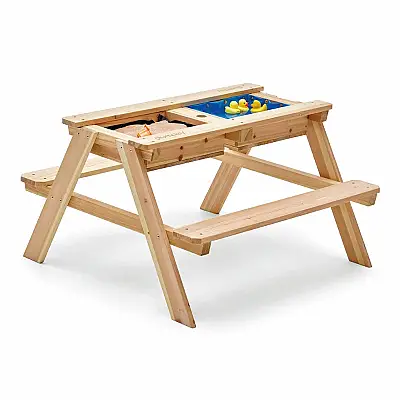 Plum Ahşap Kum ve Su Piknik Masası - 5