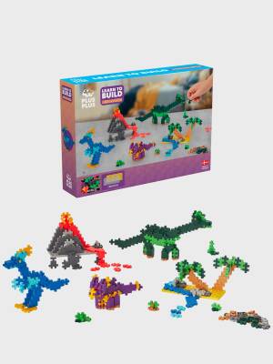 Plus-Plus Learn To Build Dinosaurs 600 Pcs. PP-3918 - 1