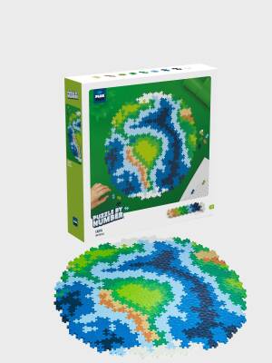 Plus-Plus Puzzle By Number Earth 800 Pcs. PP-3914 - 1