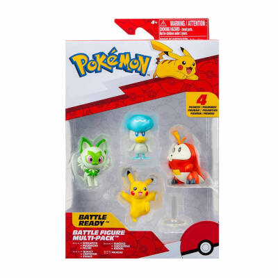 Pokemon Battle 4'lü İlk Figür Set POK/PKW3402 - 1