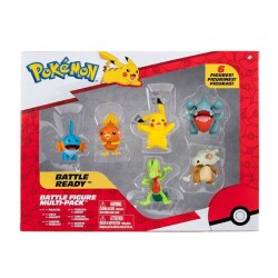 Pokemon Battle 6'lı Figür Seti Pok/Pkw2469-D - Pokemon