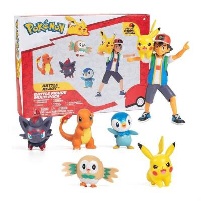 Pokemon Battle 6'lı İlk Figür Seti Pok/Pkw3781 - 1