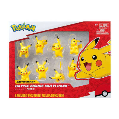 Pokemon Battle 8'li Figür Seti - Pikachu Set POK/PKW2604 - 1