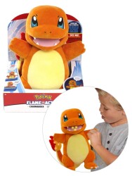 Pokemon Charmander Sesli & Işıklı Pelüş Figür POK/97770 - 3