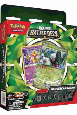 Pokemon Meowscarada Ex Deluxe Battle Deck - 1