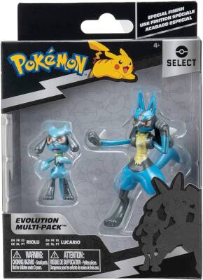 Pokemon Select Seri Figür Seti - Riolu & Lucario POK/PKW2776 - 1