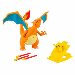 Pokemon Sesli & Işıklı Elektronik Charizard & Pikachu Figür Set POK/PKW2731 - 2