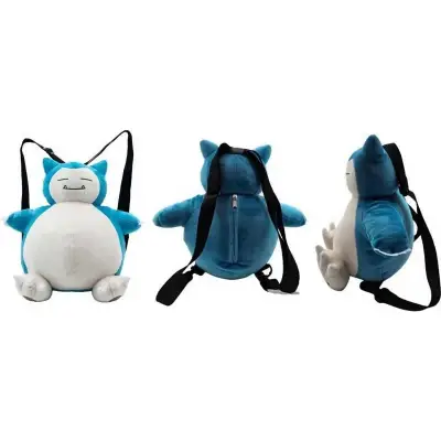 Pokemon Snorlax Peluş Sırt Çantası Mc-117-Pk - 2