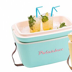 Polarbox Verde Agua - Rosa Baby Classic  Soğuk Tutucu Çanta 12L 9238 - 5