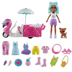 Polly Pocket Flamingo Motorsiklet ve Tropik Aksesuarlar Hwp24 - 2