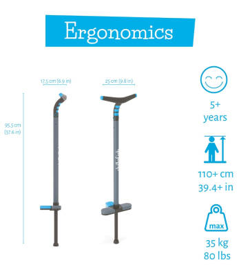 Chillafish Poogi Pogo Stick Zıplama Çubuğu Mavi - Cppg01Blu - 3