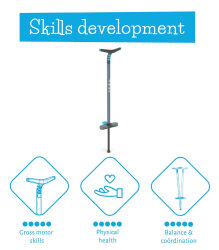 Chillafish Poogi Pogo Stick Zıplama Çubuğu Mavi - Cppg03Blu - 2