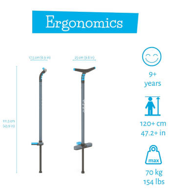 Chillafish Poogi Pogo Stick Zıplama Çubuğu Mavi - Cppg03Blu - 3