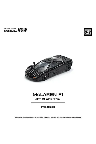 Pop Race Mclaren F1 - Jet Black PR640230 - 1