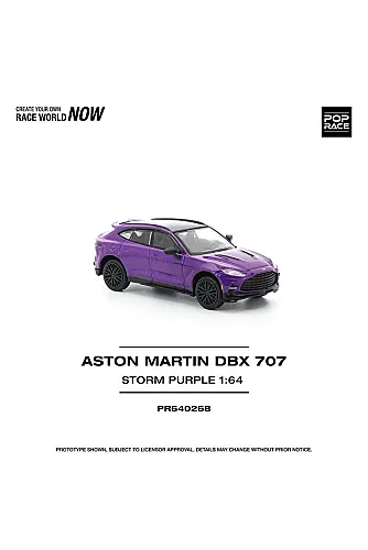 Pop Race Aston Martın Dbx 707 - Storm Purpleaston Pr640268 - 3