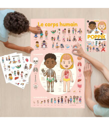 Poppik Discovery Sticker Poster Human Body Dıs011 - 3