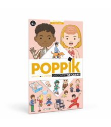 Poppik Discovery Sticker Poster Human Body Dıs011 - Poppik