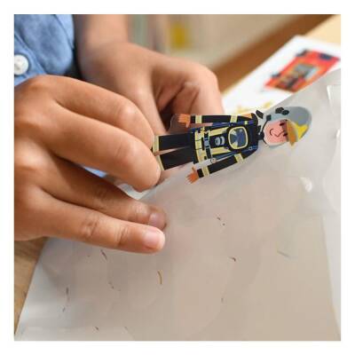 Poppik Mini Sticker Poster Firemen Mın002 - 1