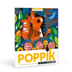 Poppik Panorama Poster Baby Animals Mat016 - Poppik