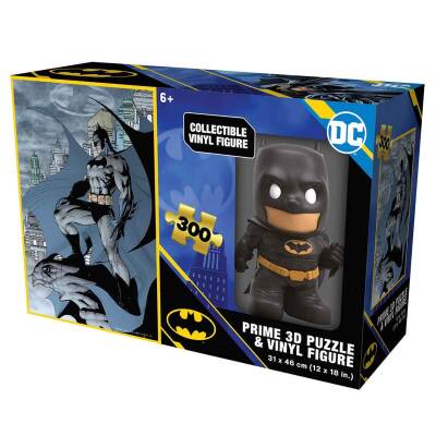 Prime 3D Batman Figür ve 300 Parça Puzzle Prm/35806 - 1