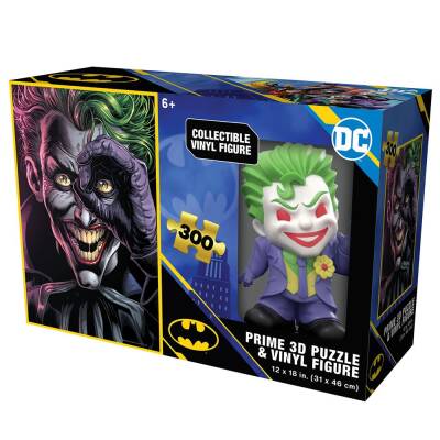 Prime 3D Batman Joker Figür ve 300 Parça Puzzle Prm/35808 - 1