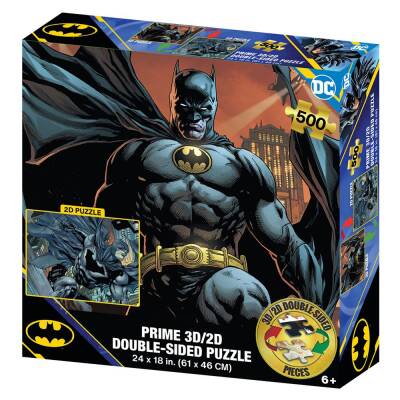 Prime 3D Dc Comics Batman 500 Parça Çift Taraflı Puzzle Prm/37581 - 1