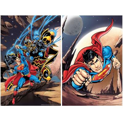 Prime 3D Dc Comics Superman 300 Parça İkili Puzzle Prm/10239 - 2