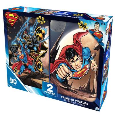 Prime 3D Dc Comics Superman 300 Parça İkili Puzzle Prm/10239 - 1