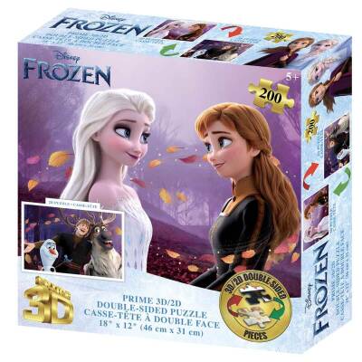 Prime 3D Disney Frozen 200 Parça Çift Taraflı Puzzle Prm/37547 - 1