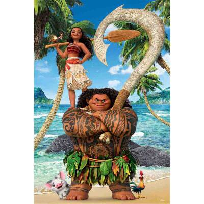 Prime 3D Disney Moana 200 Parça İkili Puzzle Prm/10253 - 3