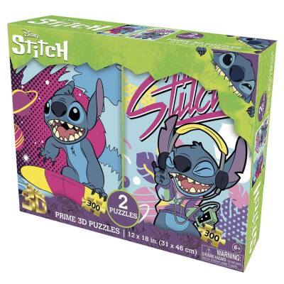 Prime 3D Disney Stitch 300 Parça 2’li Puzzle Prm/10274 - 1