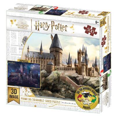 Prime 3D Harry Potter 500 Parça Çift Taraflı Puzzle Prm/37579 - 1