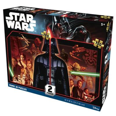 Prime 3D Lucas Star Wars Classic 150 Parça İkili Puzzle Prm/10255 - 1