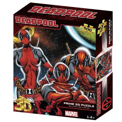 Prime 3D Marvel Deadpool 500 Parça Puzzle Prm/32807 - 1